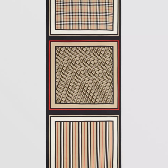 BURBERRY Montage SILK SCARF - Picture 3 of 9
